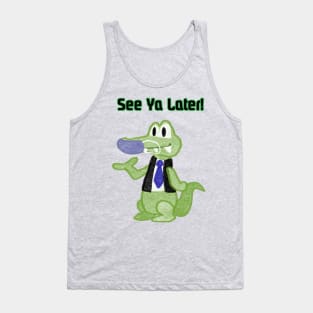 Masked Alligator Tank Top